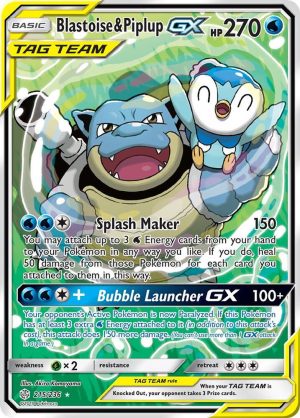 Blastoise & Piplup GX