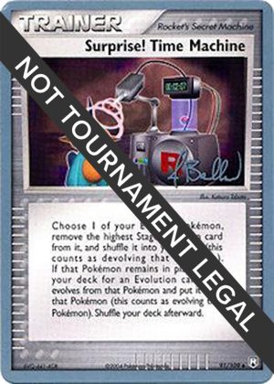 Surprise! Time Machine