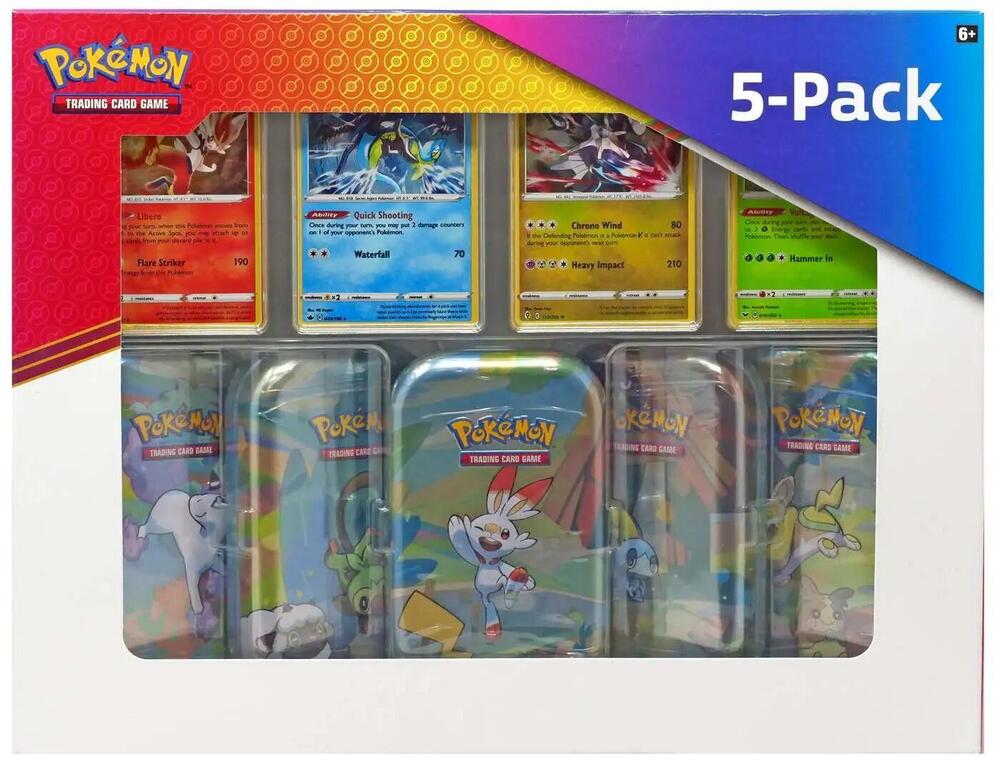 Galar Pals Mini Tins 5-Pack