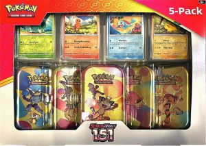 Costco Pokemon Scarlet & Violet 151 Mini Tin 5-pack